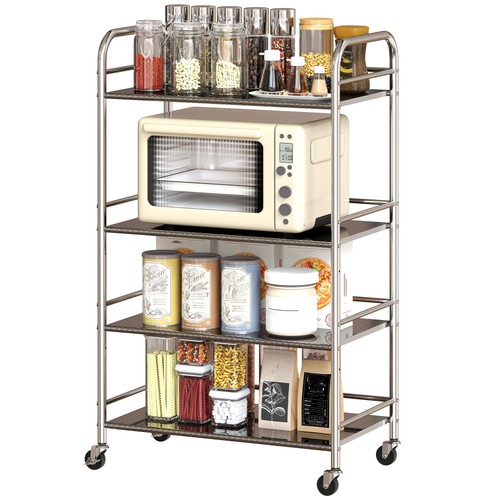 Homcom carrello portavivande - portavivande, a