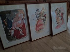 CINQUE GRANDI QUADRI FIRMATI MARIO SPANU DORGALI 1983