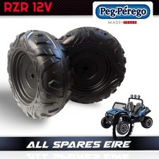 PEG PEREGO 12V POLARIS RANGER RZR 900 BLU RICAMBIO RUOTE ANTERIORI PNEUMATICI