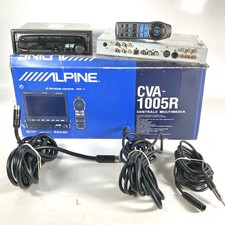 Stazione multimediale ALPINE CVA-1005R con scatola, telecomando e cavi
