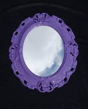 Specchio da Parete Lilla Ovale