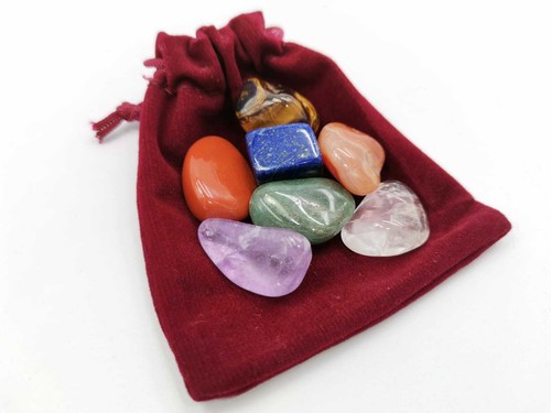 Set pietre chakra liscie - set,