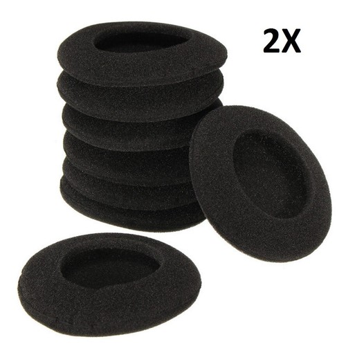 Spugna nera per cuffie 60mm - nera,