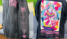 Felpa con cappuccio zip Miku