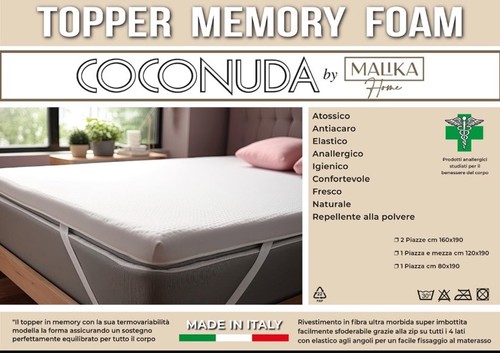 Topper materasso memory foam - topper,