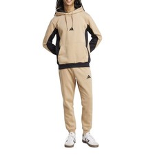 Adidas Tuta da Uomo Fleece Colorblock Hooded Beige Codice KB5265 - 9M