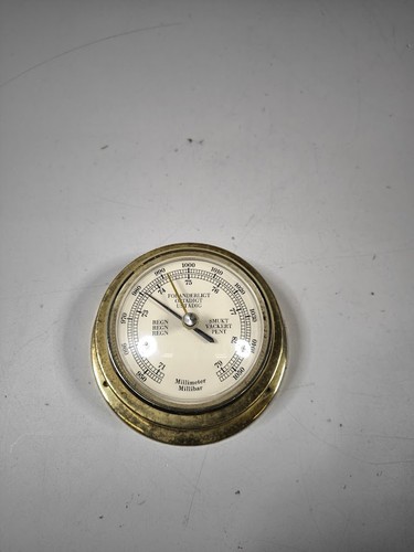 Barometro ottone vintage - ottone,