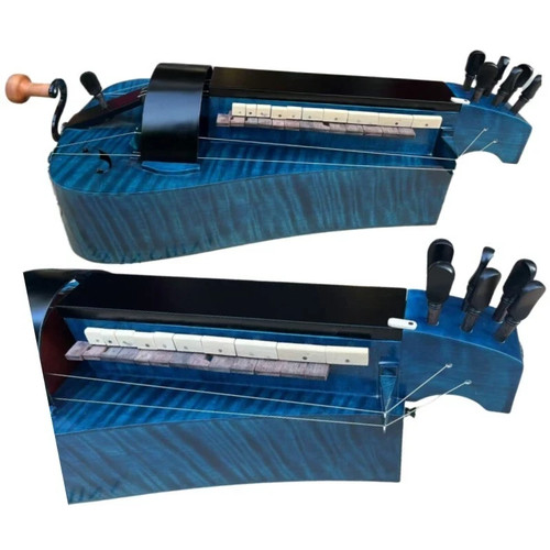 Hurdy gurdy intagliato mano - intagliato, a