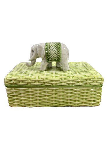 Portagioie elefante maiolica
