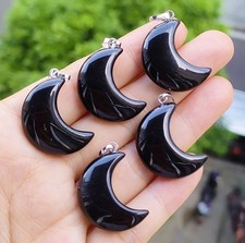 10 Pezzi Gemme Ossidiana Luna