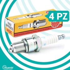 KIT 4 CANDELE ACCENSIONE NGK BPR6ES 7822 PER ALFA ROMEO OPEL DAEWOO FIAT HYUNDAI