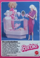 Pubblicità Italian Ritaglio 1984 Mattel BARBIE BOUTIQUE DELLA MODA occasionissim