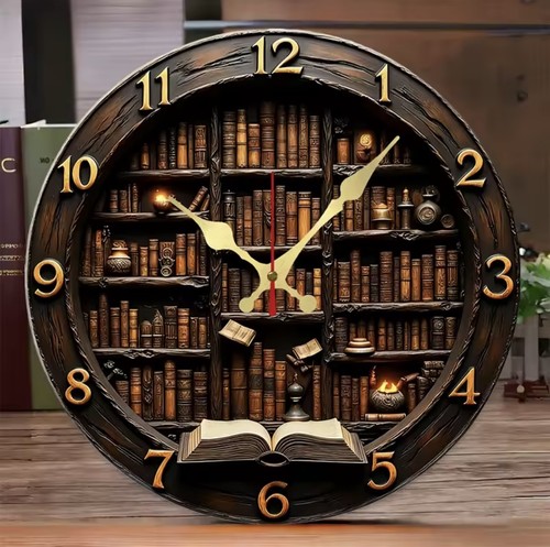 Orologio parete legno - da, in