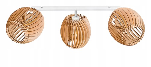 Wooden pendant ceiling light - wooden,