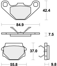SBS Brake Pads Front For