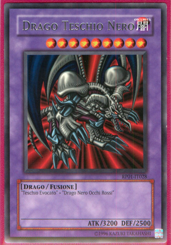 Drago teschio nero black - drago,