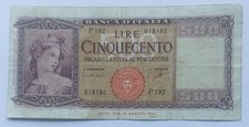 500 lire ITALIA "Ornata di