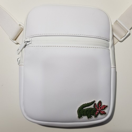 Sacoche lacoste blanc pvc - sacoche,