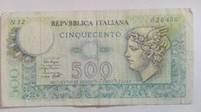 BANCONOTA DA 500 LIRE  1979