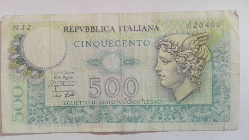 Banconota 500 lire 1979 - 500,