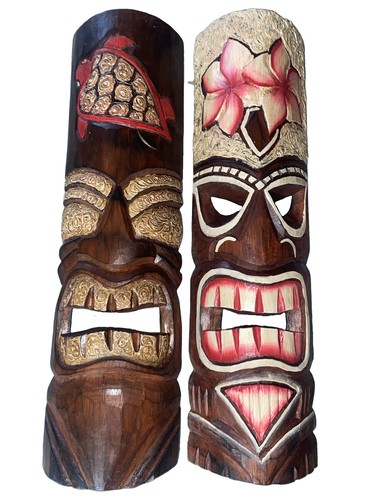 Set maschera tiki - maschera, 20"