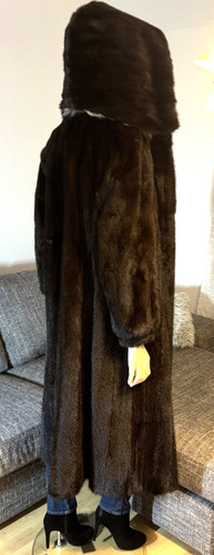 Cappotto vera pelliccia visone