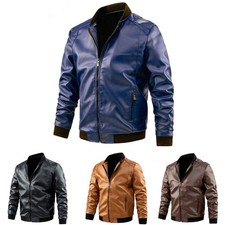 Giacca da uomo in similpelle