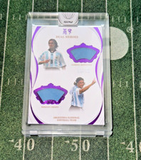 Maglia doppia 2022 Fansmall Argentina Team Batistuta Crespo /36 Encased SSP 1...