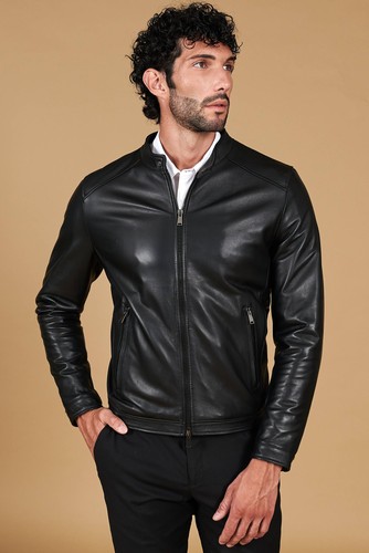 Giacca pelle uomo made in - giacca,