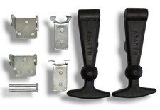 COPPIA GANCI COFANO ABARTH IN GOMMA per FIAT 500, FIAT 600 e ALTRE VETTURE