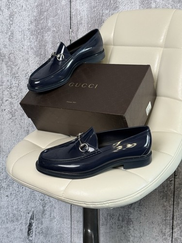 Mocassini gucci horsebit navy - gucci,