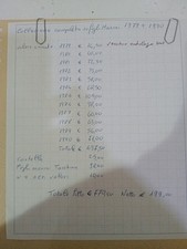 Collezione Completa Su Fogli