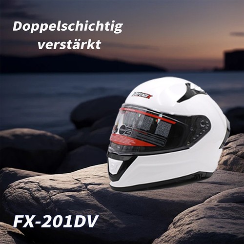 Casco casco integrale bianco