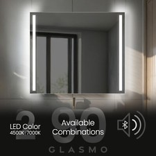 Specchio bagno illuminato con