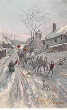 Fantasia - N°82301 - Auguri Di Felicità - Carrello Trainato Da Cavalli