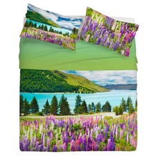 Parure lenzuolo copriletto matrimoniale GABEL PLANET Art. EDEN variante MULTICOL