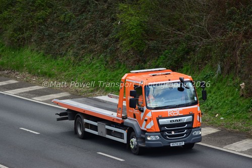 Truck photo 12x8 daf lf - -,