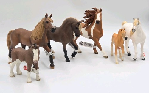 Lotto cavalli schleich - di, 6