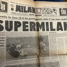 CALCIO Milan Inter RIVISTA MILANINTER CALCIO LOMBARDO SETTIMANALE . N. 9 1968