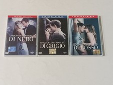 DVD CINQUANTA SFUMATURE TRILOGIA VERSIONE ESTESA GRIGIO NERO ROSSO