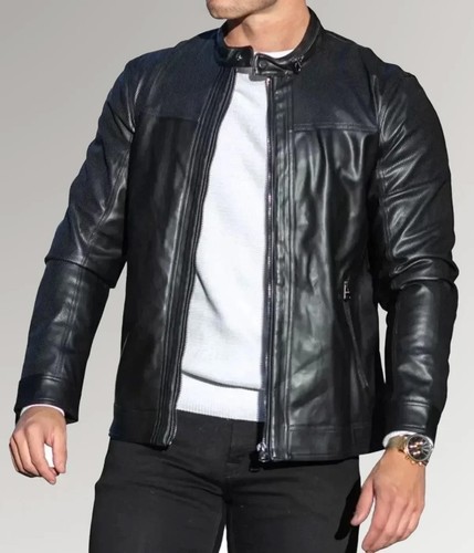 Giacca uomo nera - , ecopelle