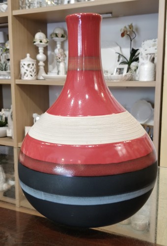 Vaso ceramica multicolore h - vaso,