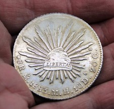 1883 MO MH ARGENTO MESSICO 8