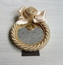 Specchio Da Tavolo Rosa Idea Regalo Shabby Chic LoScarabattolo 81084