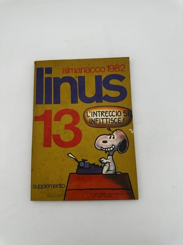 Fumetto linus almanacco 1982 - linus,