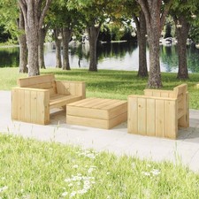 Set Salotto da Giardino 3 pz