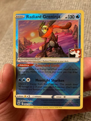 Radiant greninja 046 189 - greninja, 046/189
