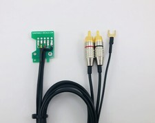 Cavo RCA giradischi Technics SL-D3 con massa PCB ricambio NUOVO SFDP212-02