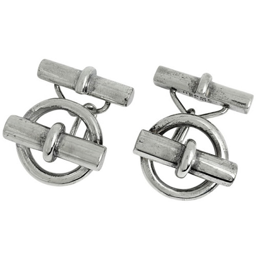 Gemelli hermes argento catena - gemelli,