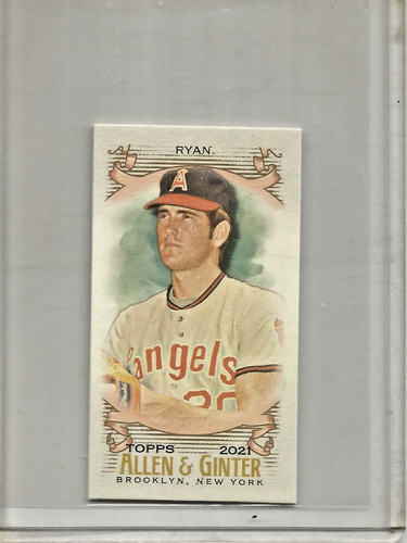 Nolan ryan 2021 topps allen - ryan,
